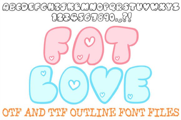 Fat Love Font - Featured Image