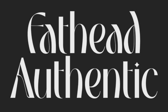 Fathead Authentic Font - Featured Image
