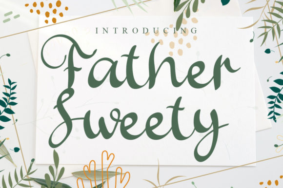 Father Sweety Font - Featured Image