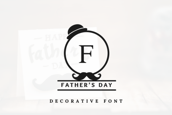 Father's Day Monogram Font - Featured Image