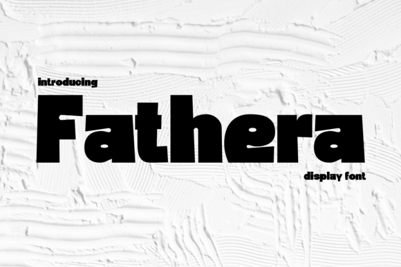 Fathera Font - Featured Image
