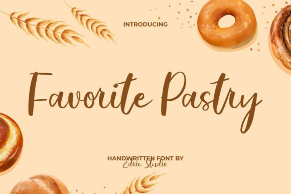 Favorite Pastry Font - Featured Image