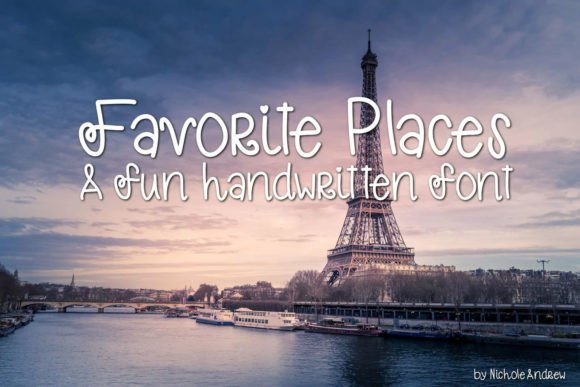 Favorite Places Font - Featured Image