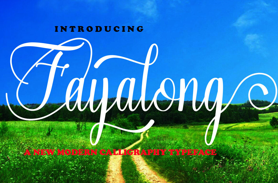 Fayalong Script Font - Featured Image