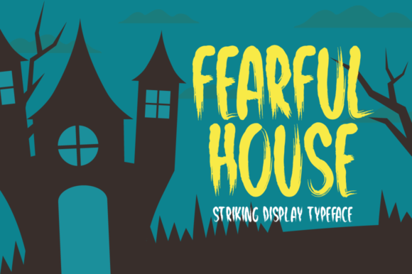 Fearful House Font - Featured Image
