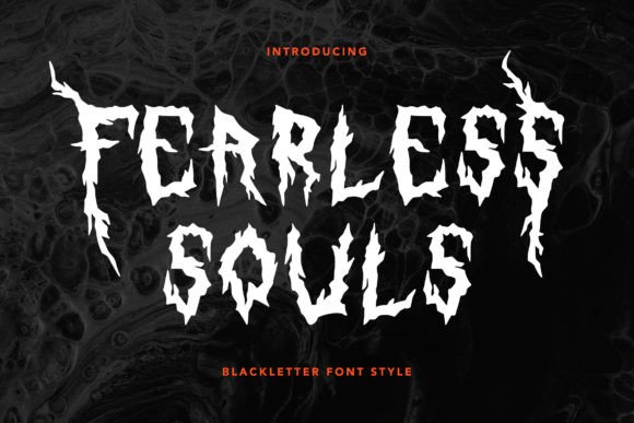Fearless Souls Font - Featured Image