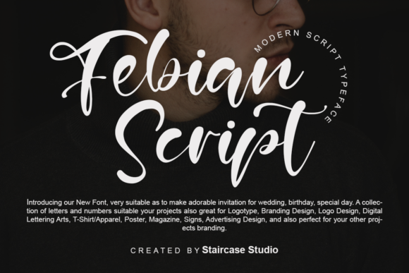 Febian Script Font - Featured Image