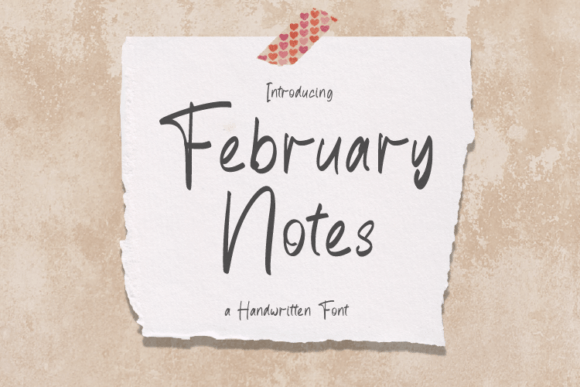 February Notes Font - Featured Image