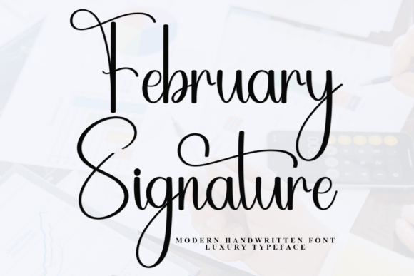 February Signature Font - Featured Image