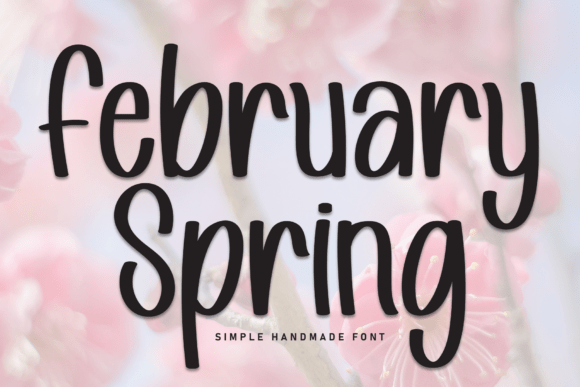 February Spring Font - Featured Image
