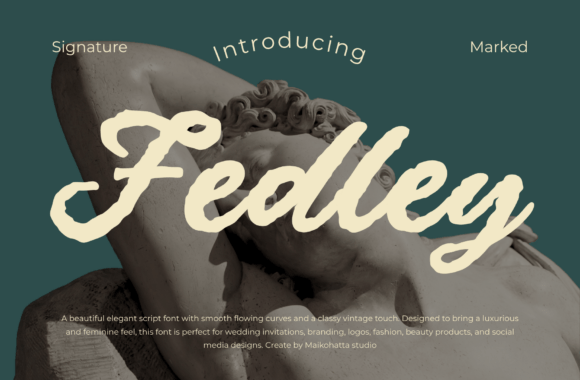 Fedley Font - Featured Image