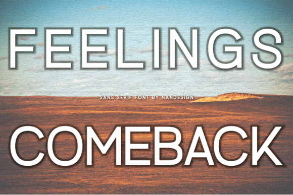 Feelings Comeback Font - Featured Image