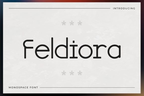 Feldiora Font - Featured Image