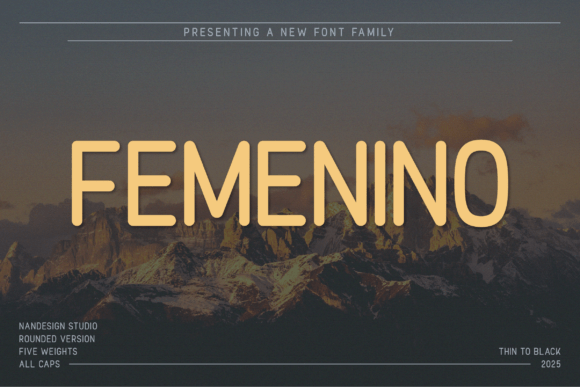 Femenino Rounded Font - Featured Image