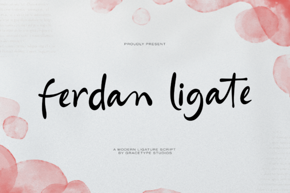 Ferdan Ligate Font - Featured Image