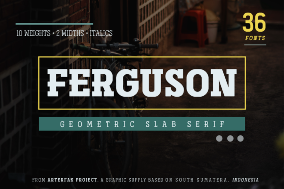 Ferguson Family Font - Featured Image