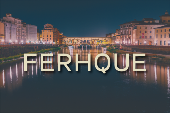 Ferhque Font - Featured Image