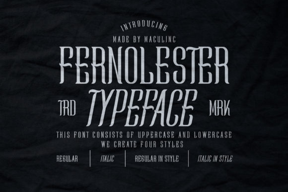 Fernolester Font - Featured Image