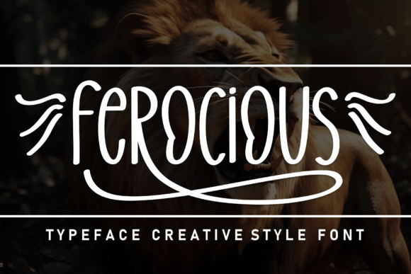Ferocious Font - Featured Image