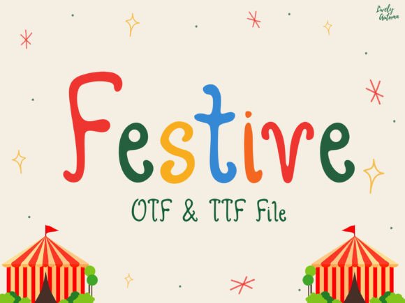 Festive Font - Featured Image