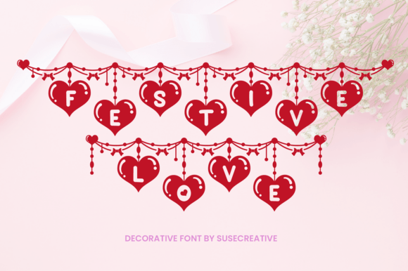 Festive Love Font - Featured Image
