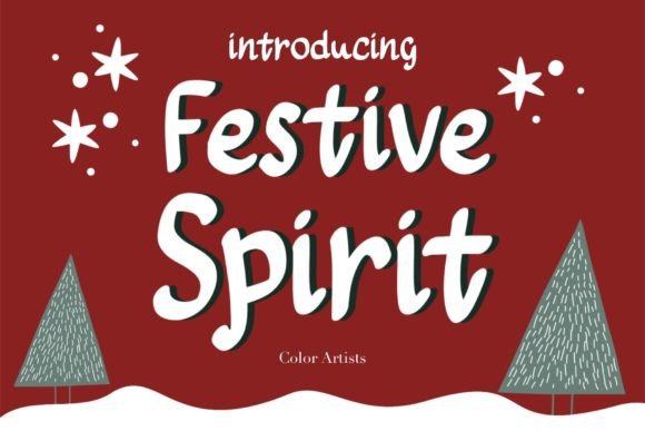 Festive Spirit Font - Featured Image