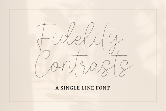 Fidelity Contrasts Font - Featured Image