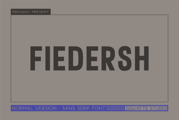 Fiedersh Font - Featured Image