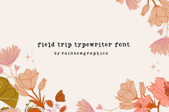 Field Trip Typewriter Font - Featured Image
