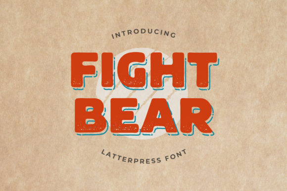 Fight Bear Font - Featured Image