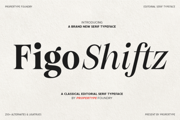 Figo Shiftz Font - Featured Image