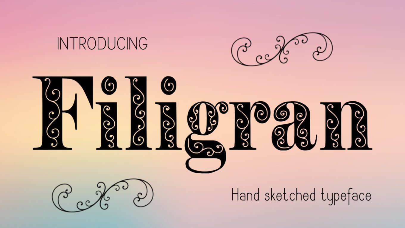 Filigran Font - Featured Image