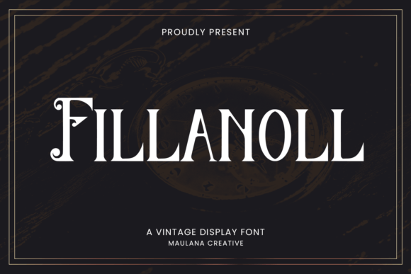 Fillanoll Font - Featured Image