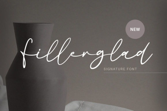 Fillerglad Font - Featured Image