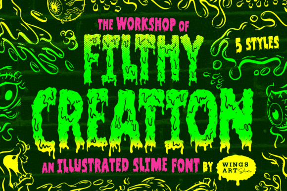 Filthy Creation Font - Featured Image