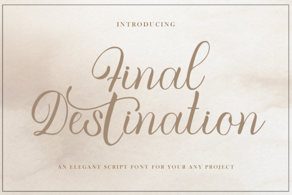 Final Destination Font - Featured Image