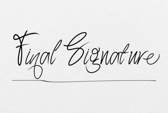 Final Signature Font - Featured Image
