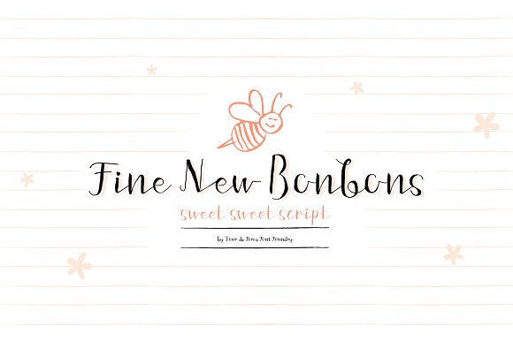 Fine New Bonbons Font - Featured Image