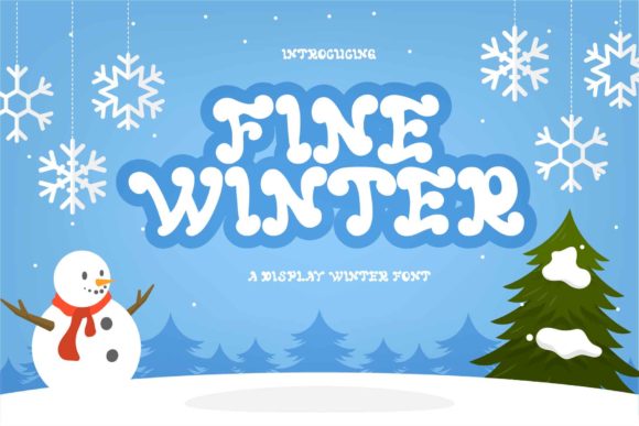 Fine Winter Font - Featured Image