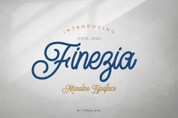 Finezia Font - Featured Image
