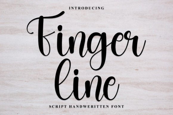 Finger Line Font - Featured Image