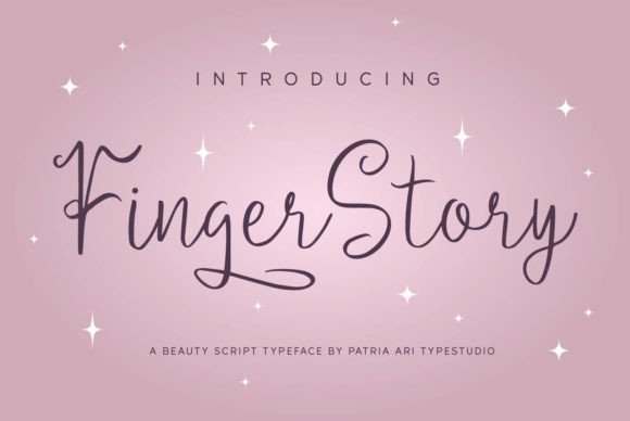 Finger Story Font - Featured Image