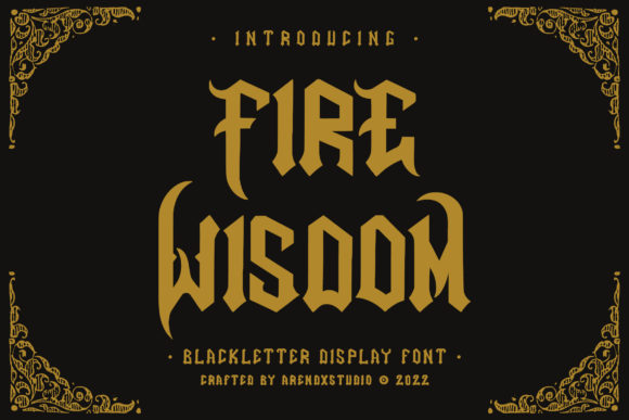 Fire Wisdom Font - Featured Image