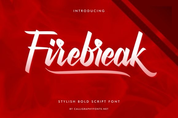 Firebreak Font - Featured Image