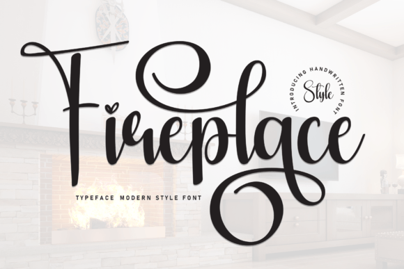 Fireplace Font - Featured Image