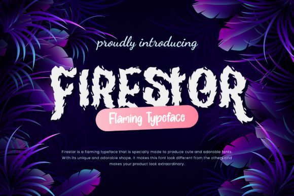 Firestor Font - Featured Image