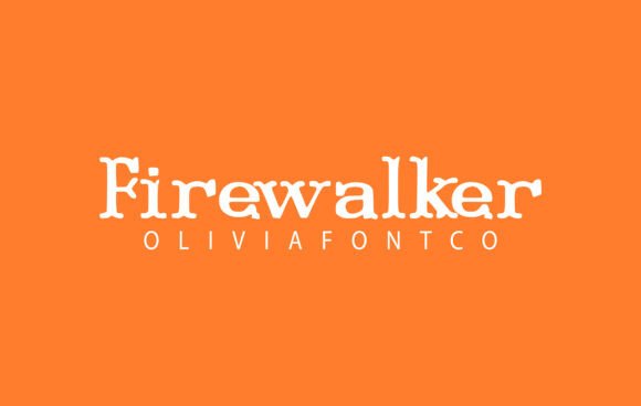 Firewalker Font - Featured Image