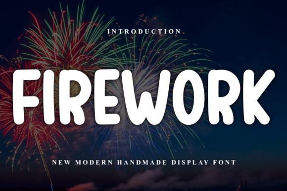 Firework Font - Featured Image