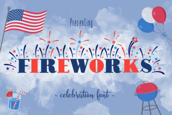 Fireworks Font - Featured Image