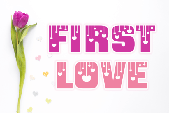 First Love Font - Featured Image